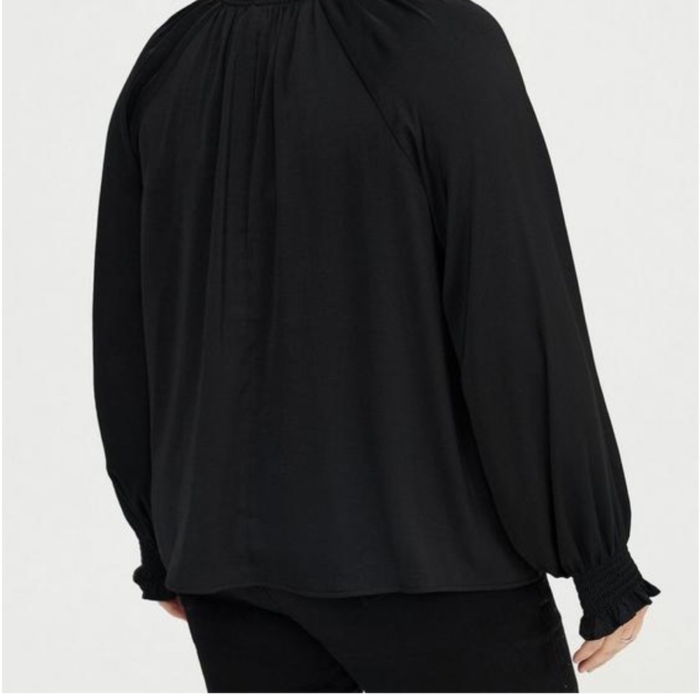Torrid Black Ruffle Blouse - Picture 11 of 13